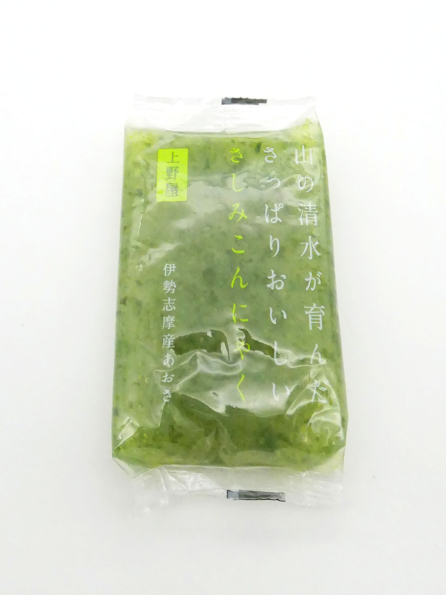 山の清水が育んださっぱりおいしいさしみこんにゃく あおさ