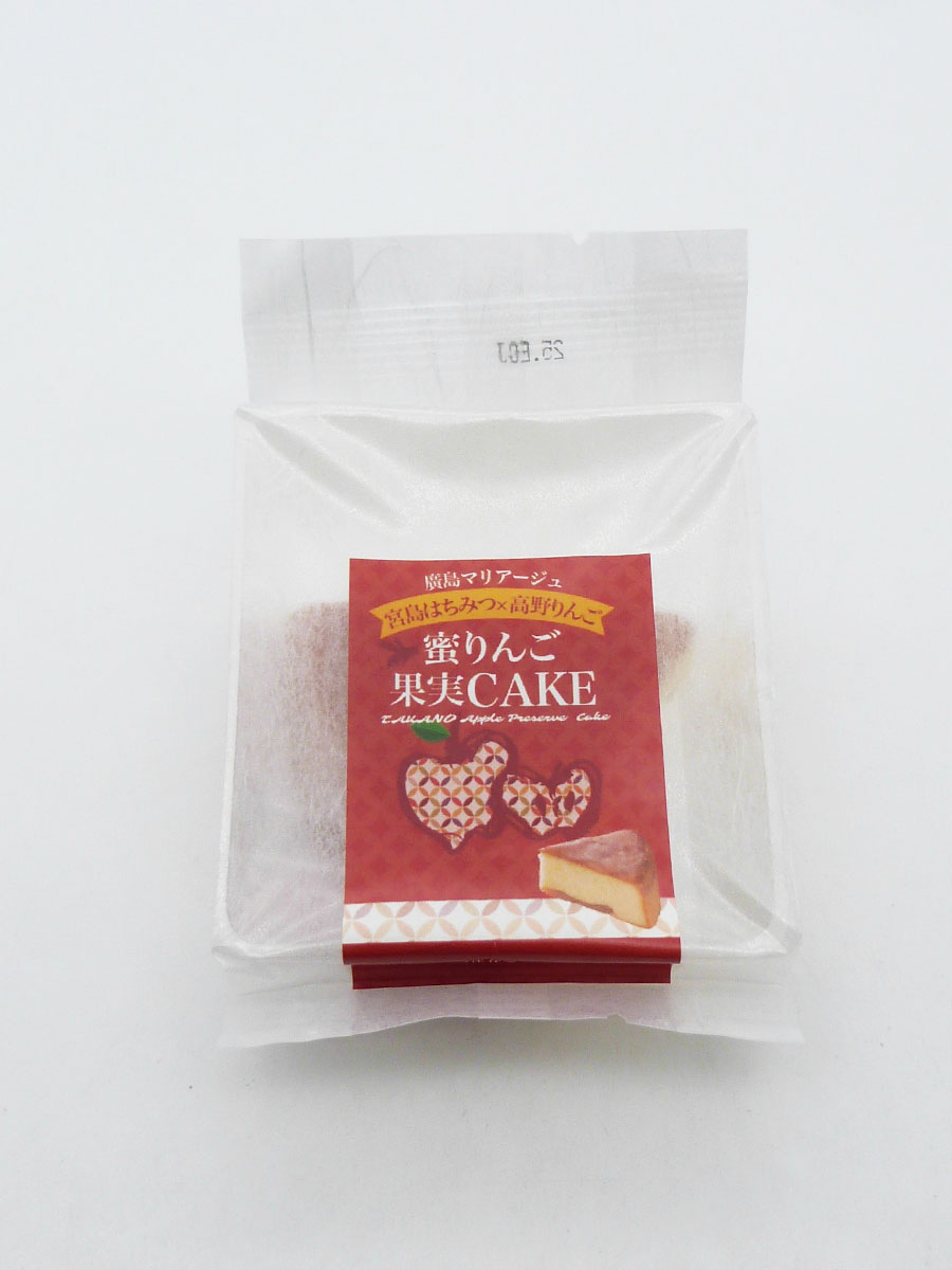 蜜りんご果実CAKE カットタイプ