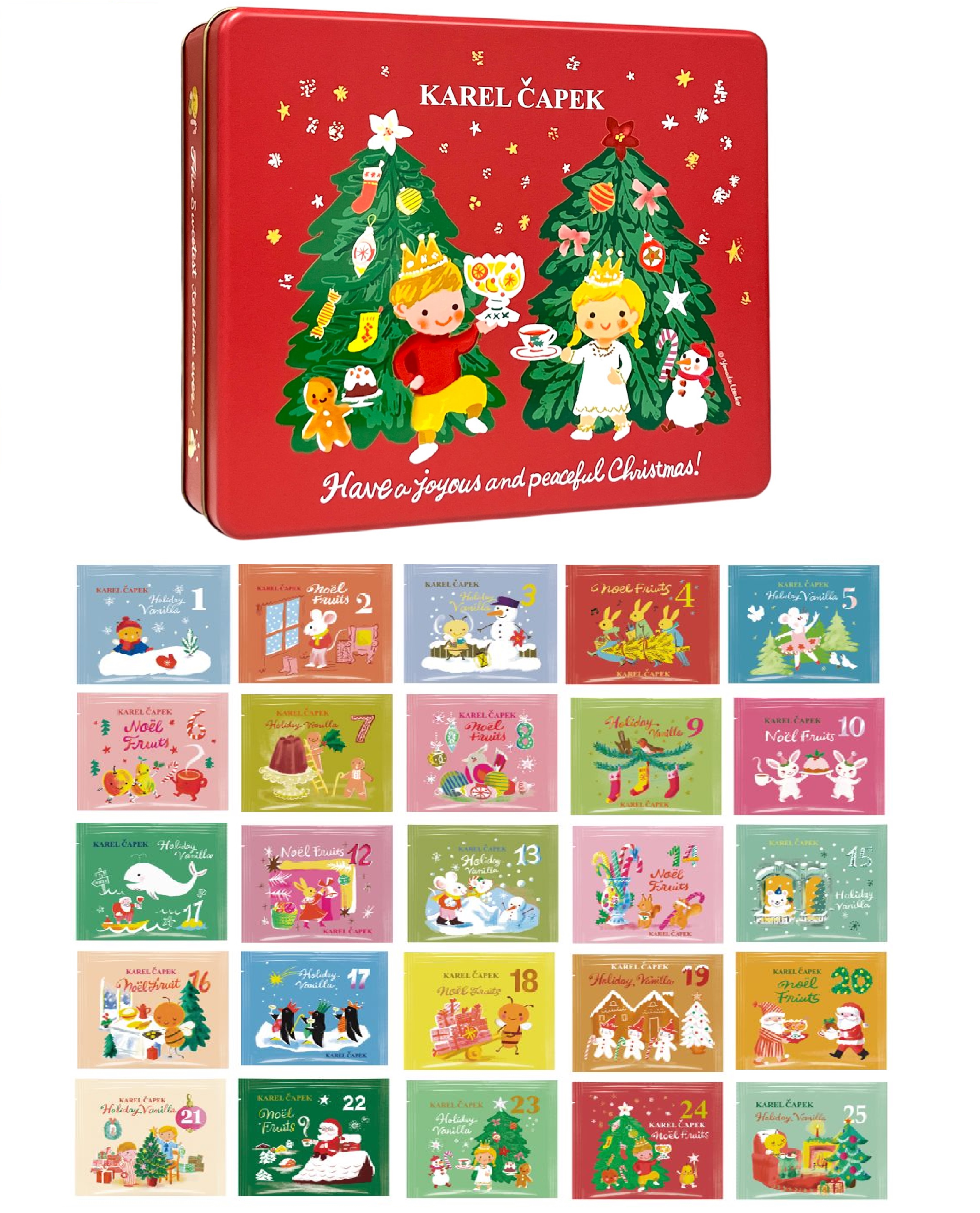 ギフト】クリスマスアドベント缶(25TB入)【数量限定】