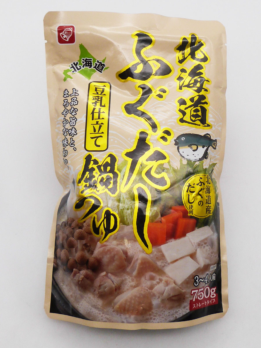 つゆた 北海道 ふぐだし鍋つゆ 豆乳仕立て（ｽﾄﾚｰﾄﾀｲﾌﾟ）｜取り扱い商品